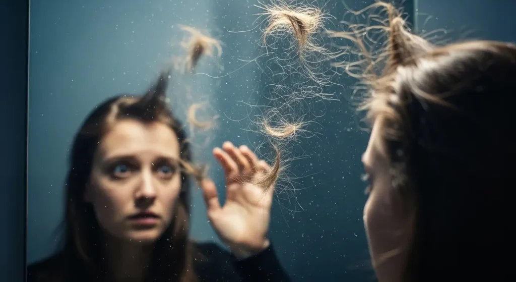 Sonhar com cabelo caindo